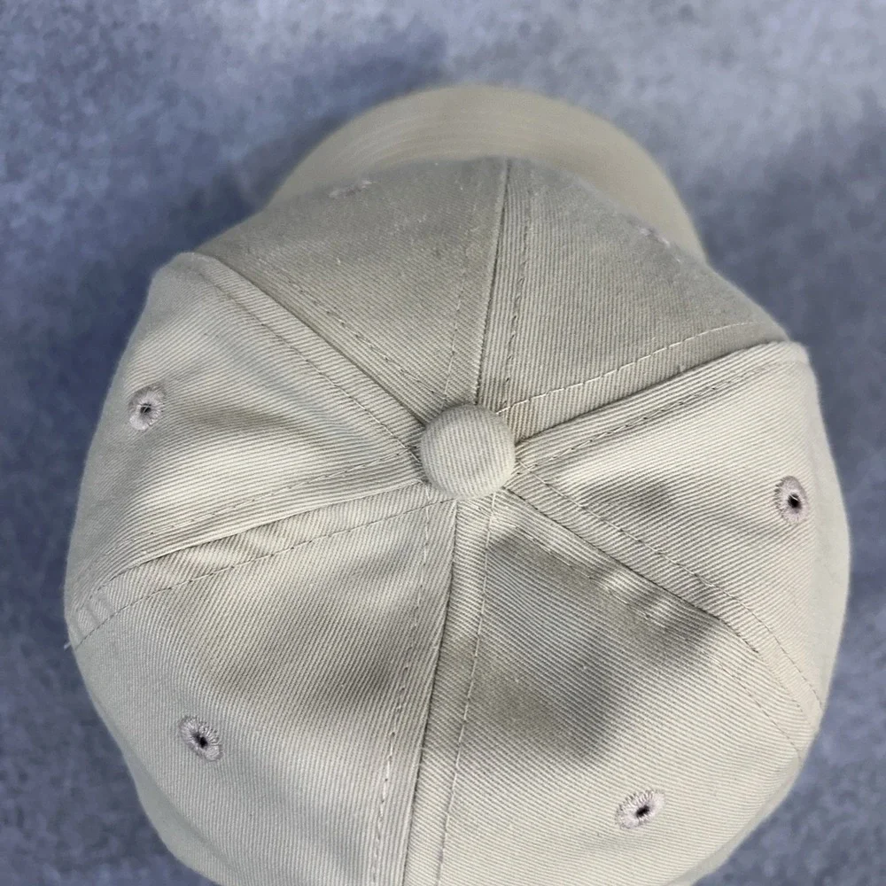 Roaring River State Park Fish Hook Hat Child Khaki Adjustable Strapback Cap